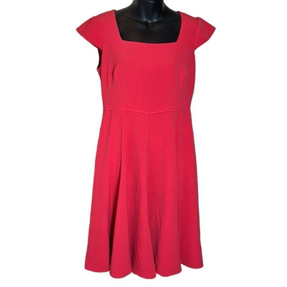 Gal meets glam Regina dress cherry red cap sleeve 6 petite - Picture 4 of 10